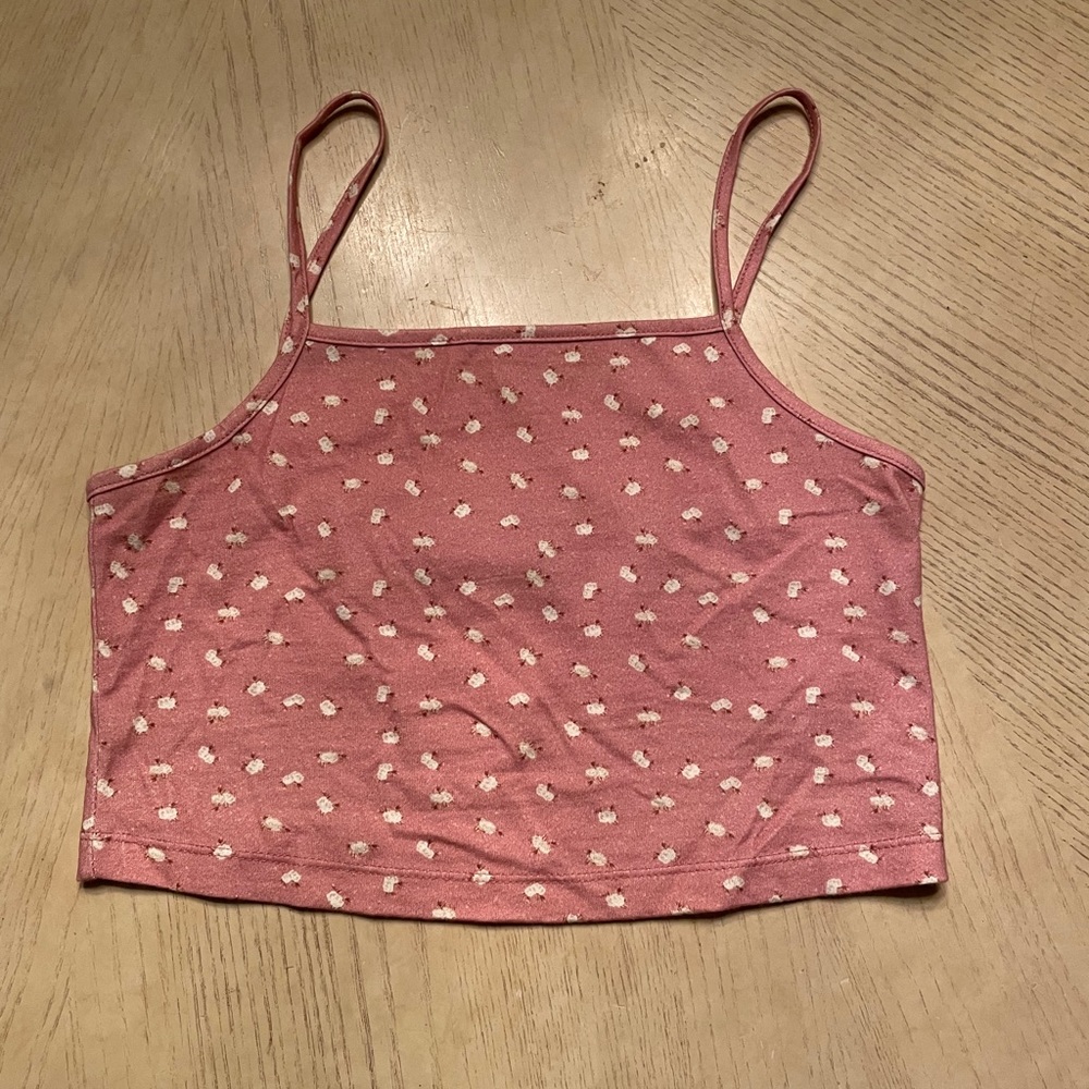 Super cute tank crop top